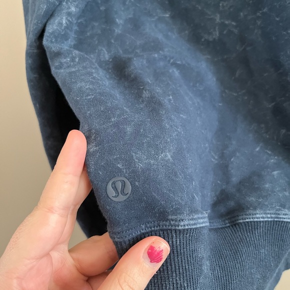 Lululemon Ready to Roll Crew *Dye Acid Rubber Dye True Navy - Picture 7 of 12